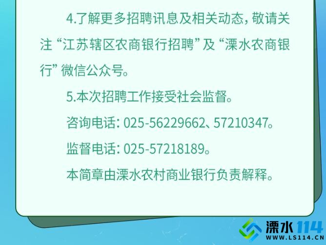 溧水114网最新招聘信息概览